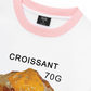 Áo Thun Ringer Relaxed Fit Sweet Pastry Croisant