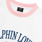 Áo Thun Ringer Relaxed Fit Ocean Dolphin Lover