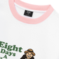Áo Thun Ringer Relaxed Fit Eight Days A Week Girl