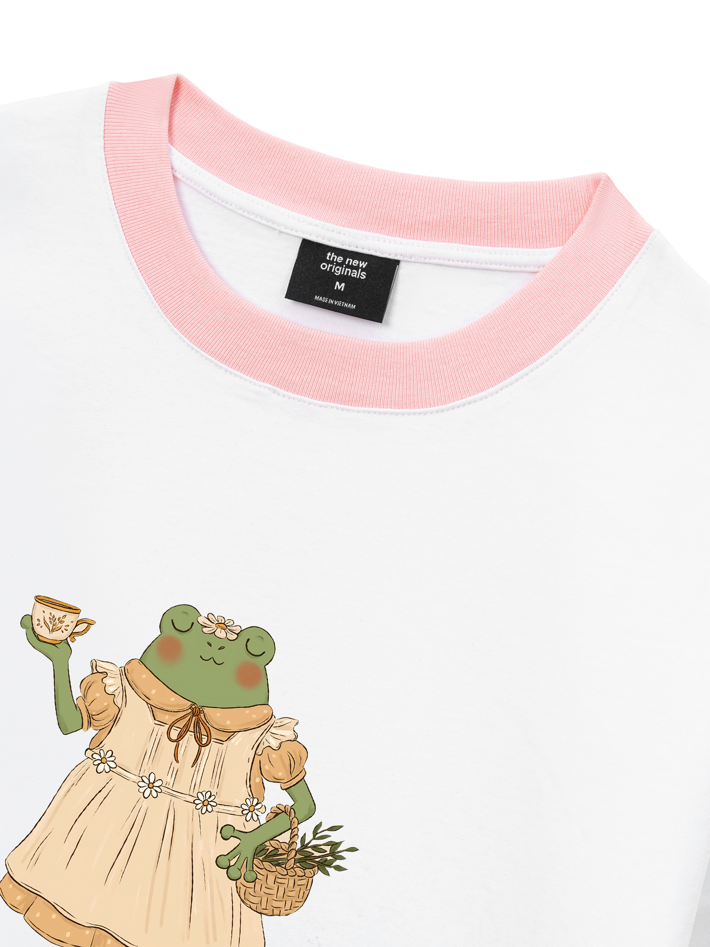 Áo Thun Ringer Relaxed Fit Autumn Frog