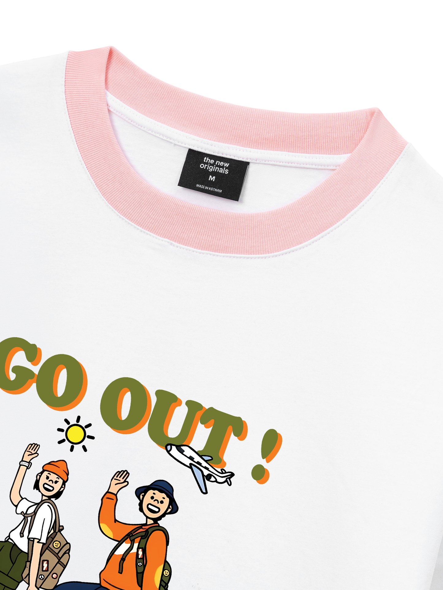 Áo Thun Ringer Relaxed Fit Weekend Go Out
