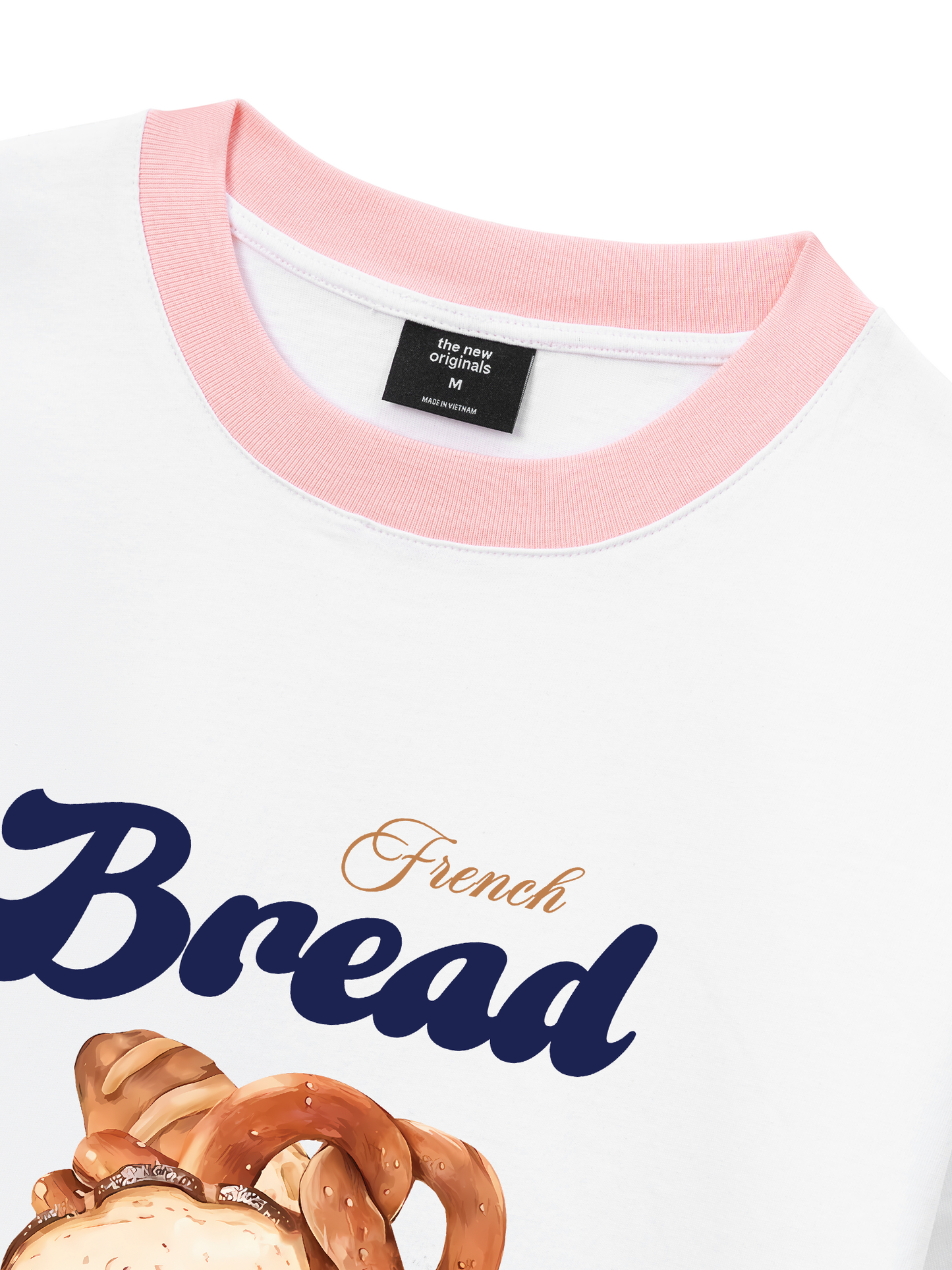 Áo Thun Ringer Relaxed Fit Sweet Pastry Tasty Bread
