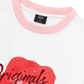 Áo Thun Ringer Relaxed Fit Summer Vibes Red Flower
