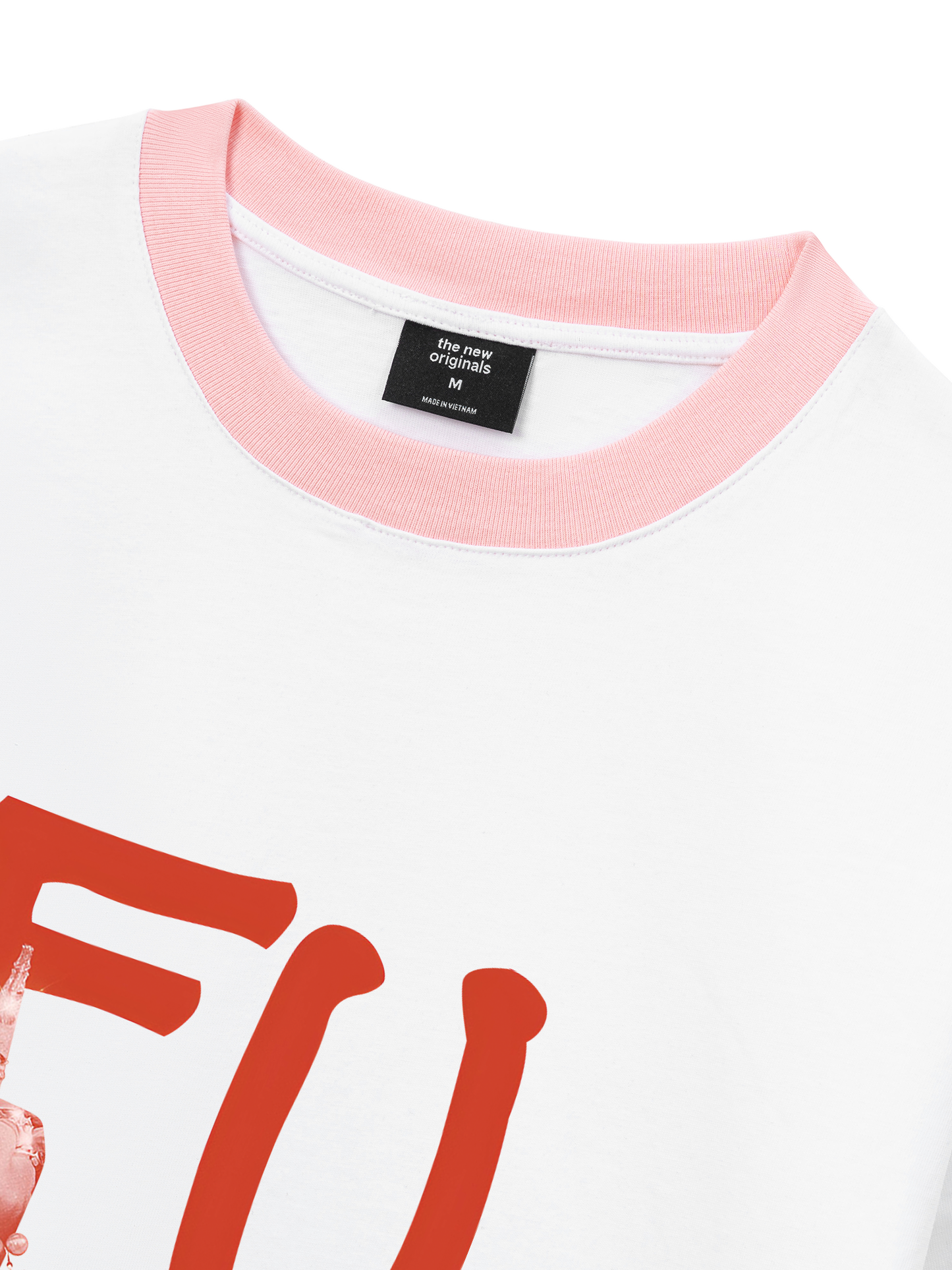 Áo Thun Ringer Relaxed Fit FUCK-Double Lovers