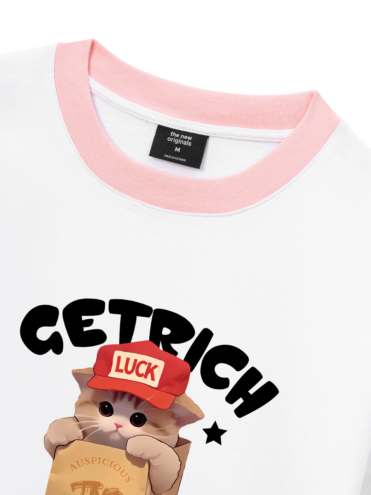 Áo Thun Ringer Relaxed Fit Animal Couple For Girl