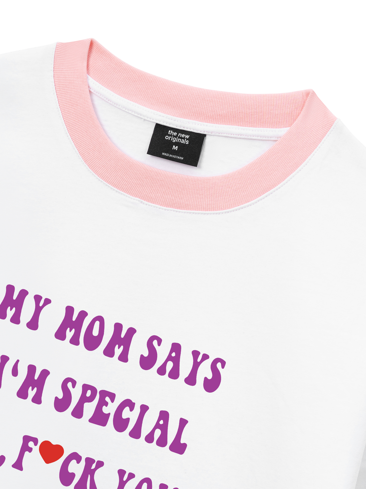 Áo Thun Ringer Relaxed Fit My mom says I_m special
