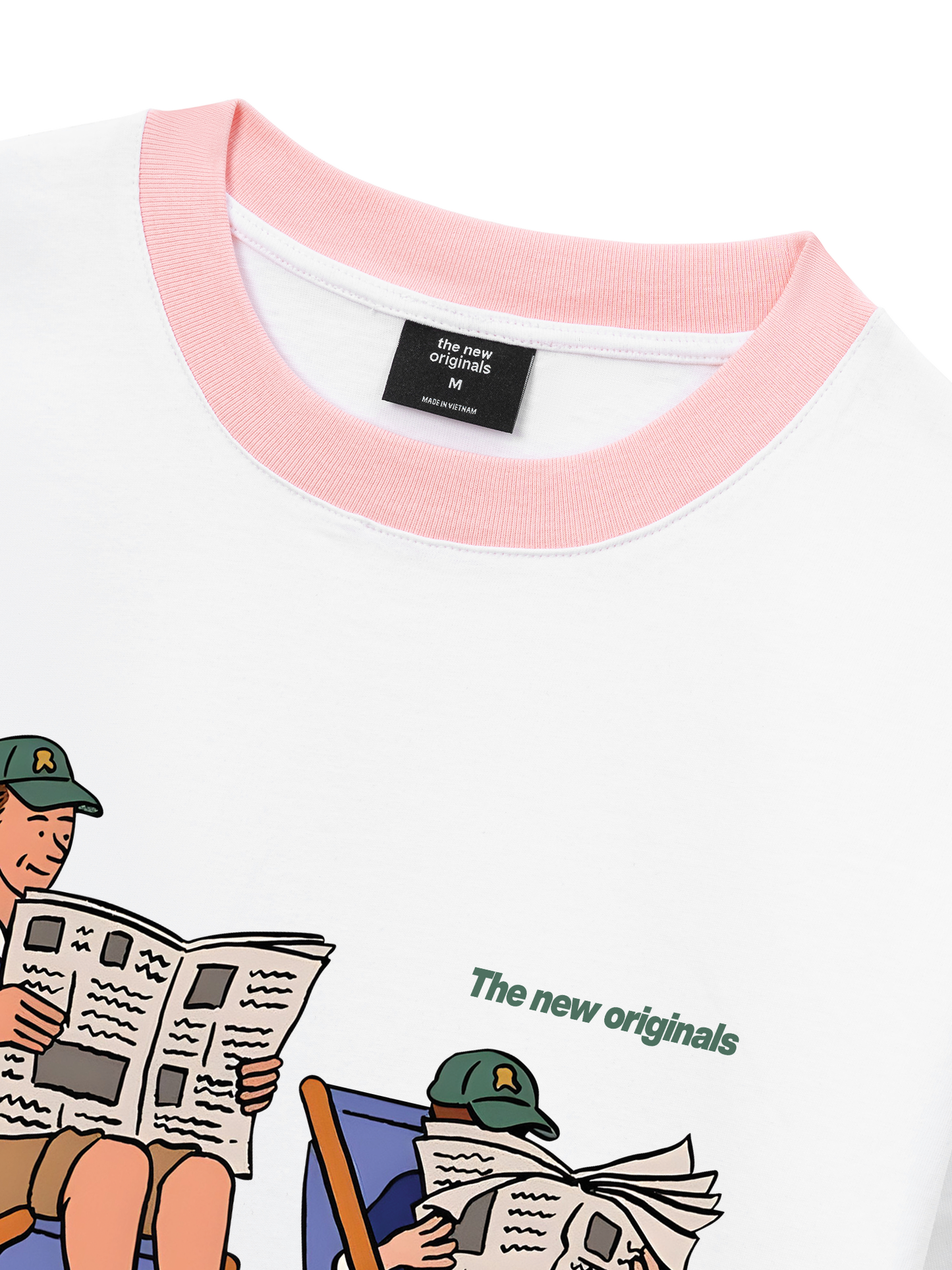 Áo Thun Ringer Relaxed Fit Let_s go out
