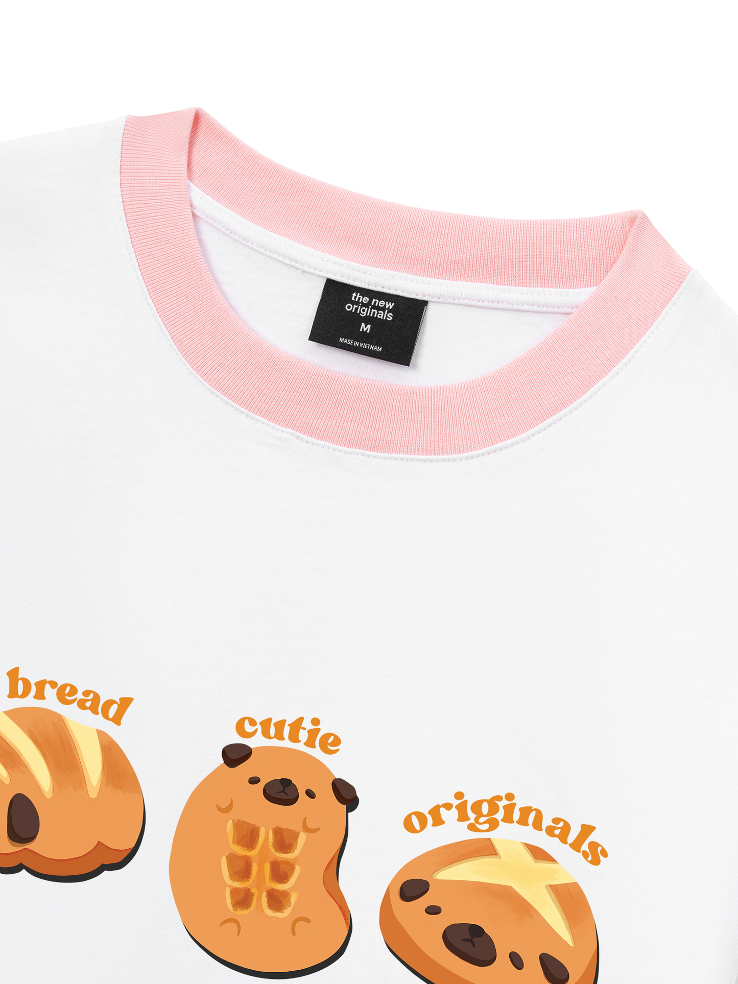 Áo Thun Ringer Relaxed Fit Cutie Bread