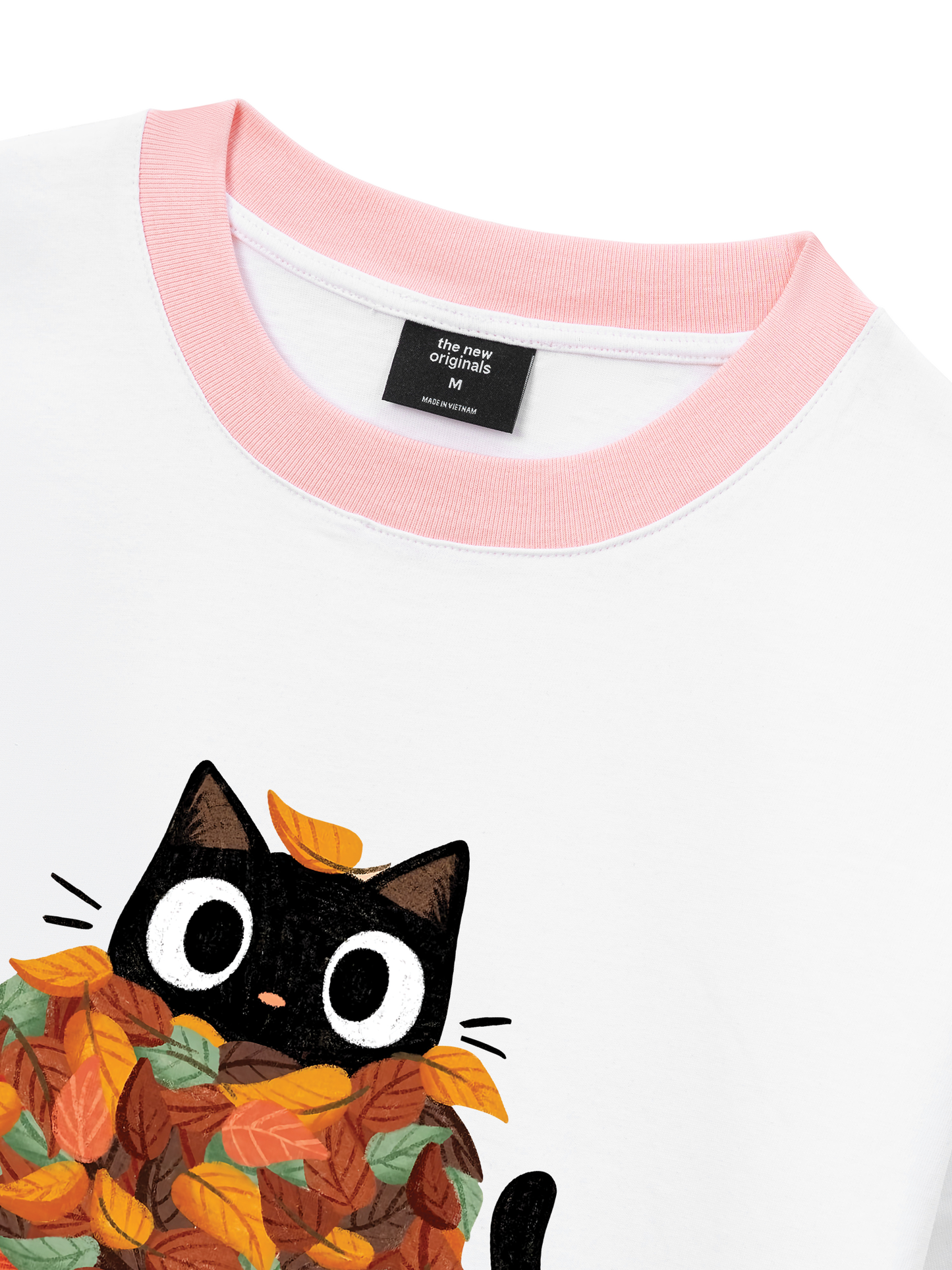 Áo Thun Ringer Relaxed Fit Purr-fect Autumn