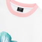 Áo Thun Ringer Relaxed Fit Summer Vibes Souble Blue Flower