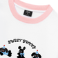 Áo Thun Ringer Relaxed Fit Sweet Bunny