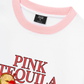 Áo Thun Ringer Relaxed Fit Fresh Pink Tequila