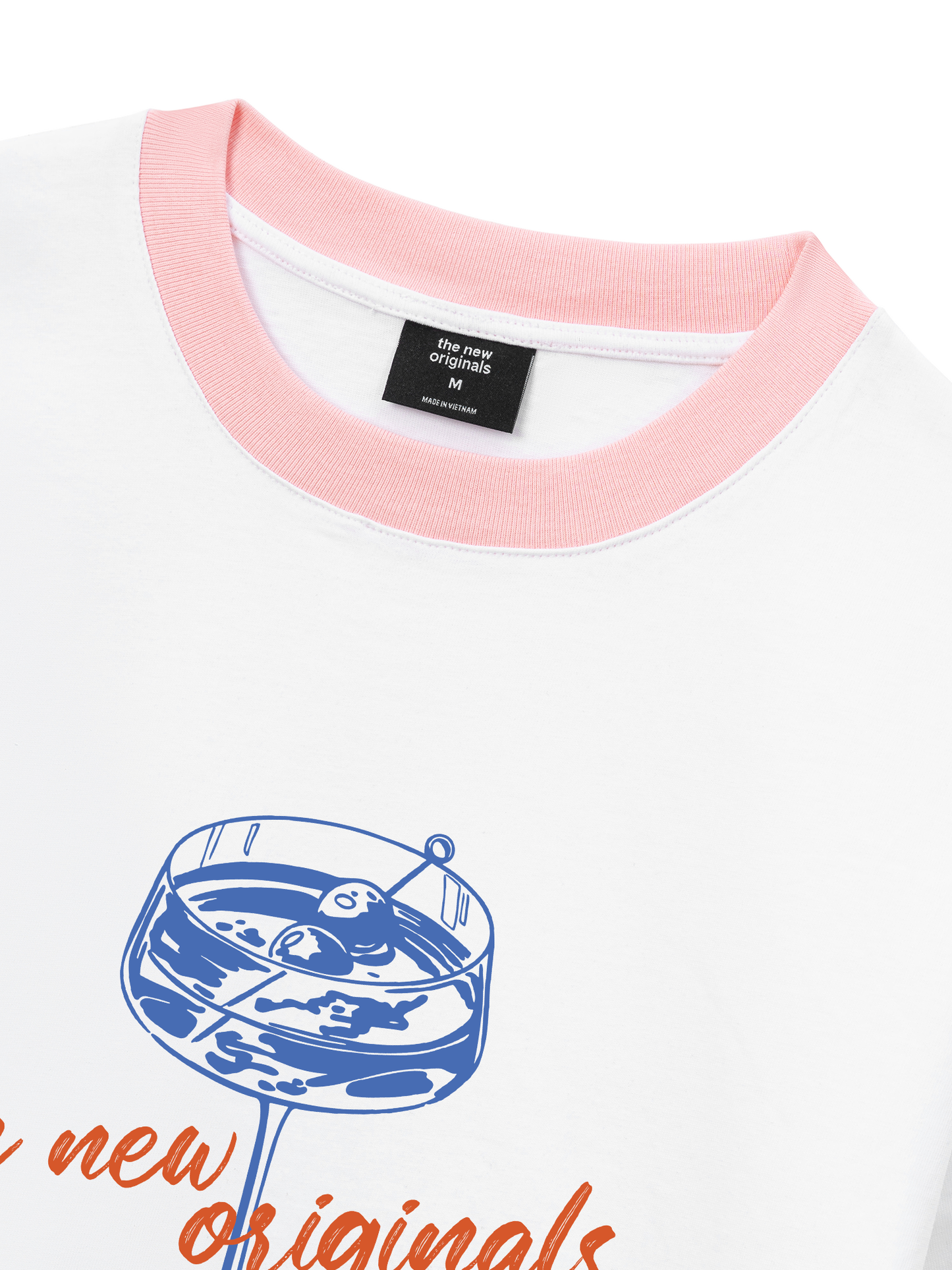 Áo Thun Ringer Relaxed Fit drink up