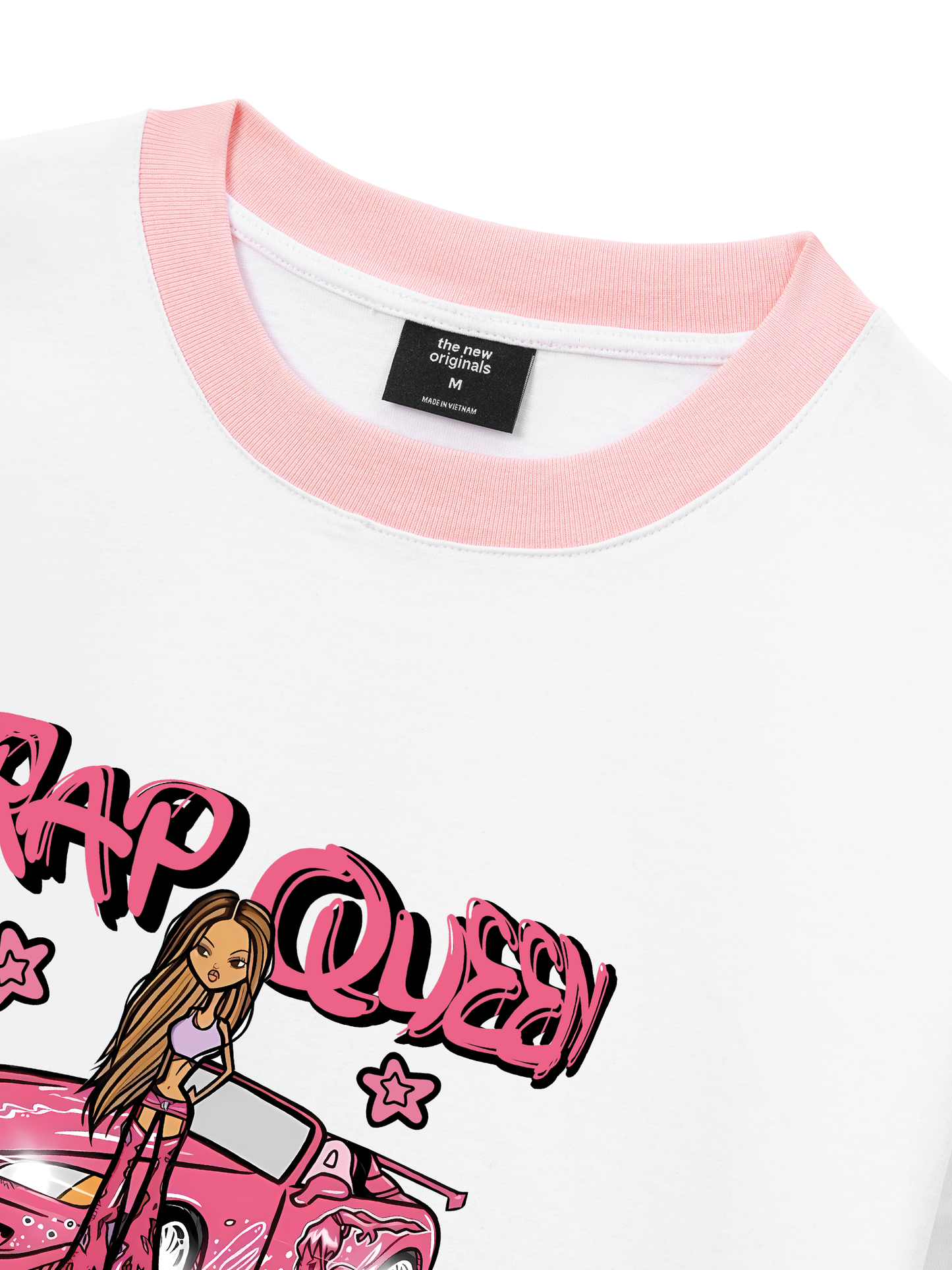 Áo Thun Ringer Relaxed Fit Weekend Trap Queen