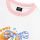 Áo Thun Ringer Relaxed Fit Sweet Pastry BLue Plaid Bow
