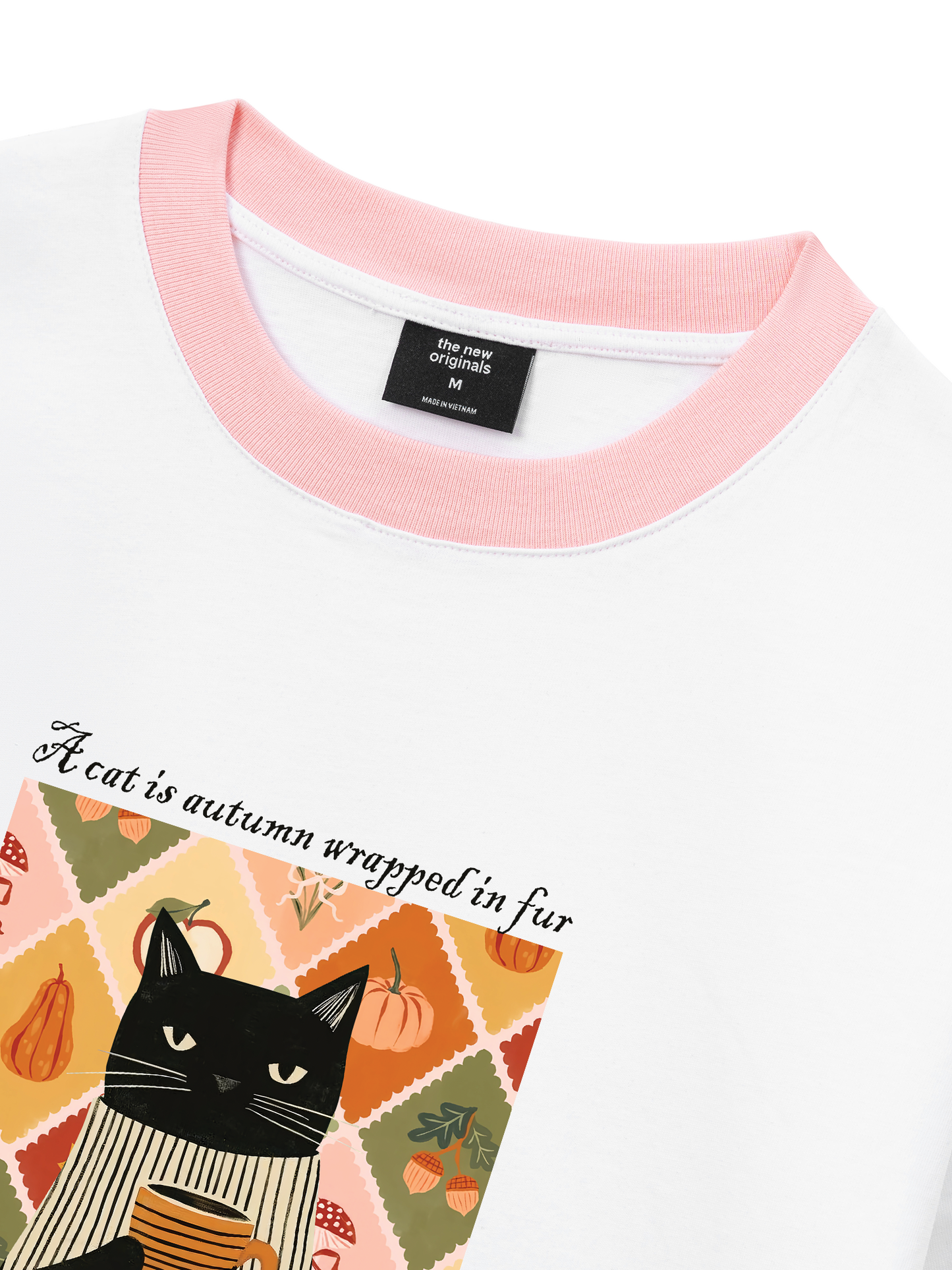 Áo Thun Ringer Relaxed Fit  A Cat