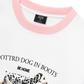 Áo Thun Ringer Relaxed Fit Animal Cute Puppy Yellow Boots