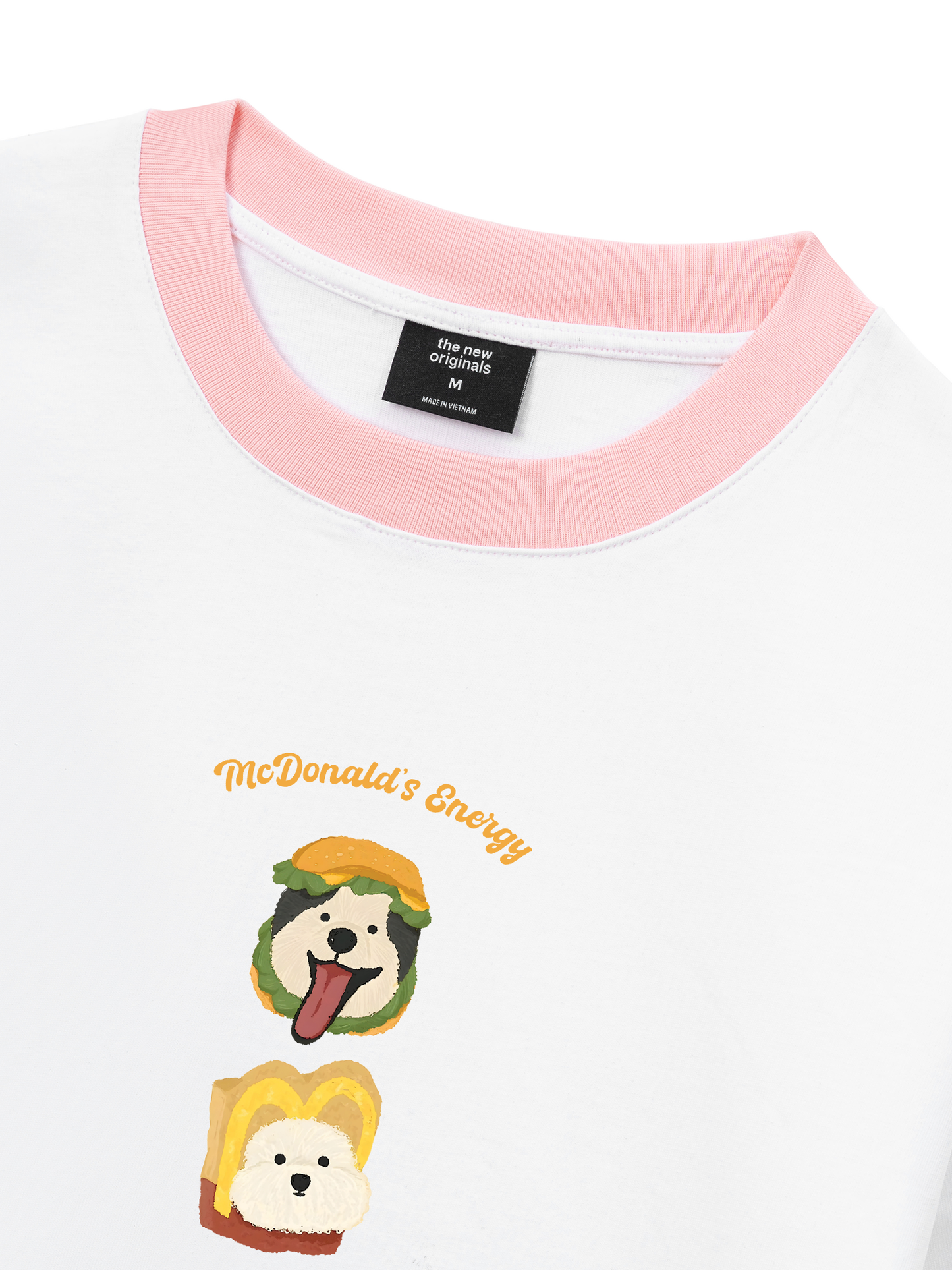 Áo Thun Ringer Relaxed Fit McDonal Energy