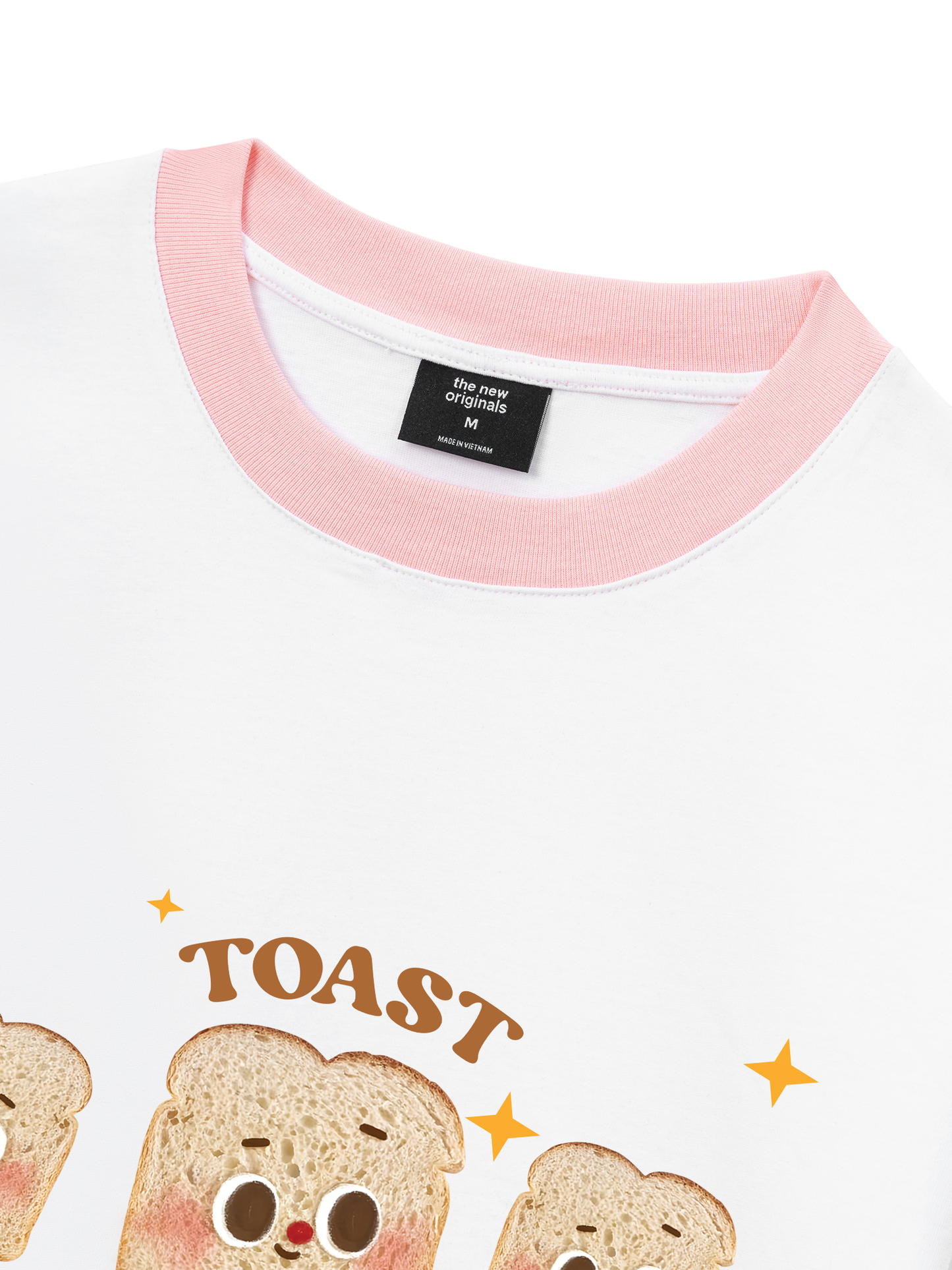 Áo Thun Ringer Relaxed Fit Toast