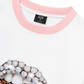 Áo Thun Ringer Relaxed Fit Art Pearl Lip Black