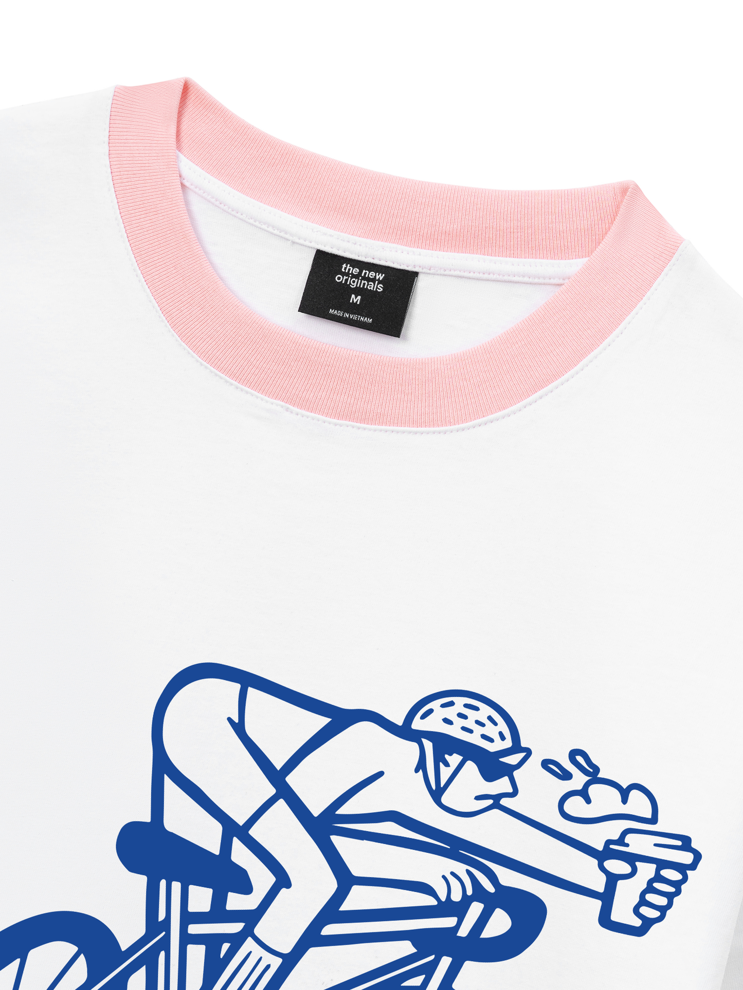 Áo Thun Ringer Relaxed Fit Ride A Lot Oversized