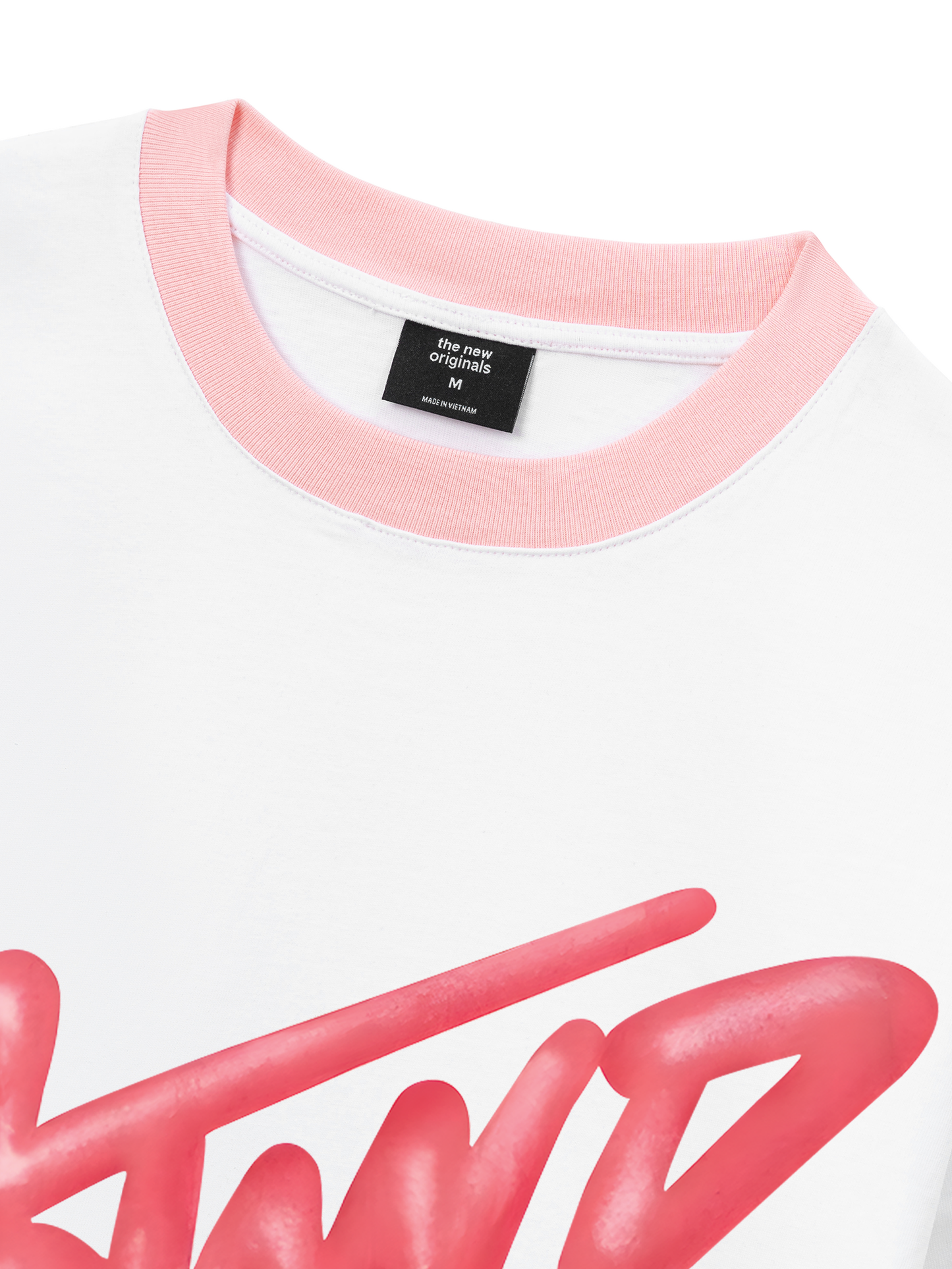 Áo Thun Ringer Relaxed Fit Summer Vibes Berry Stwd