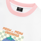 Áo Thun Ringer Relaxed Fit Animal Meow