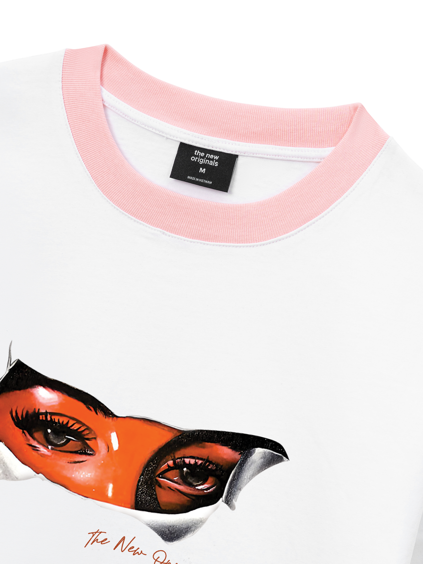 Áo Thun Ringer Relaxed Fit Virgin Mary Eye