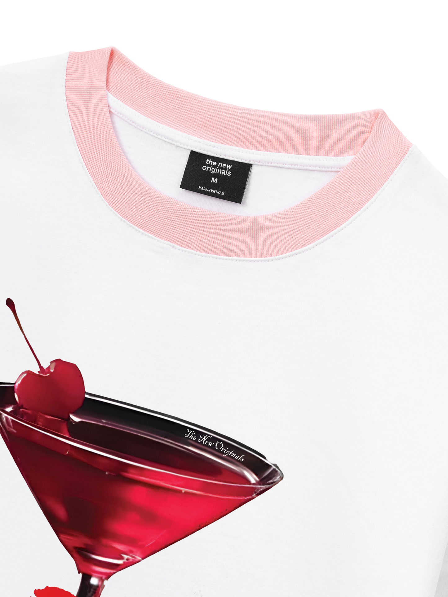 Áo Thun Ringer Relaxed Fit Seductive Night Cherry Goblet