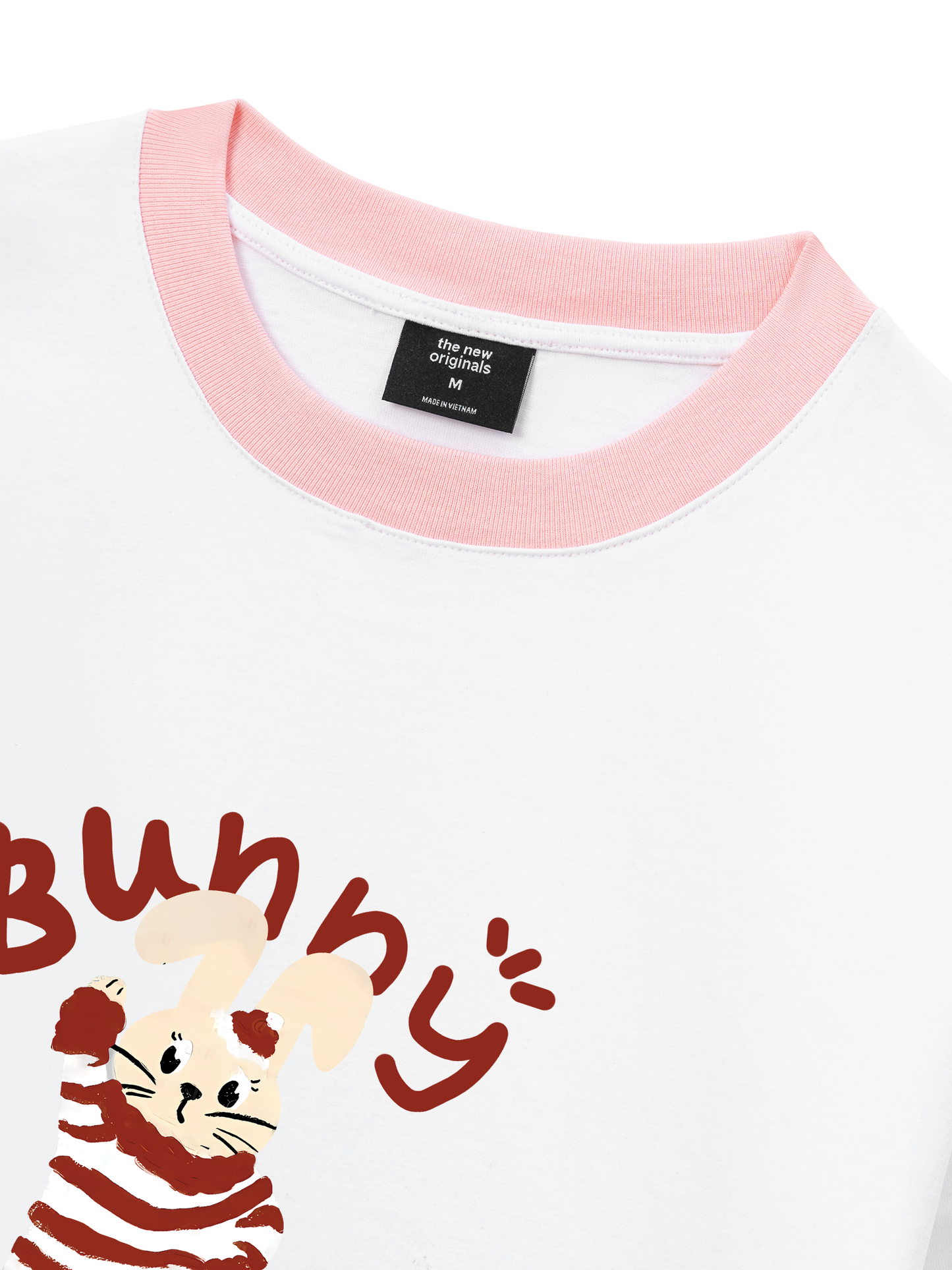 Áo Thun Ringer Relaxed Fit Animal Bunny