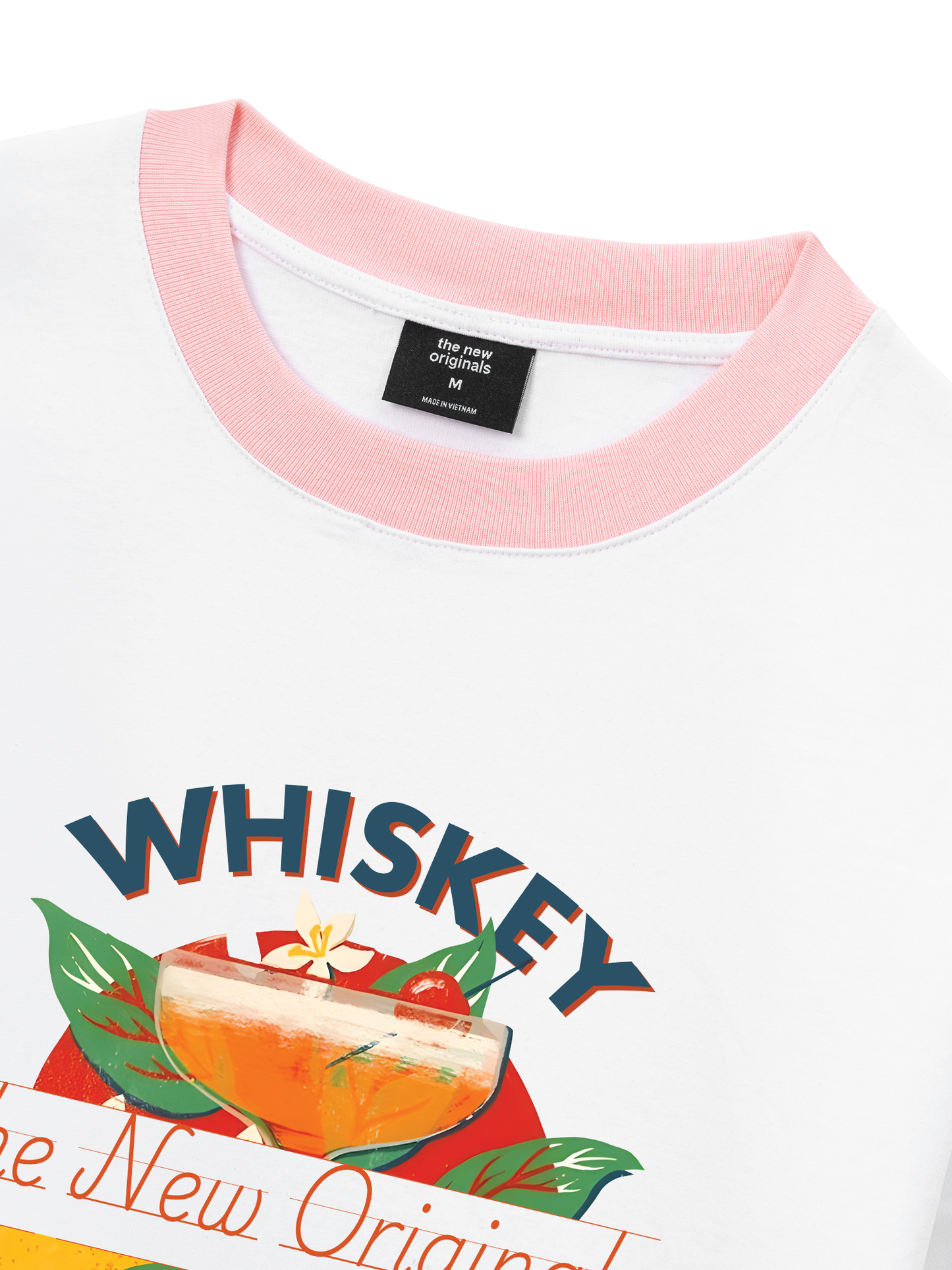Áo Thun Ringer Relaxed Fit whiskey sour