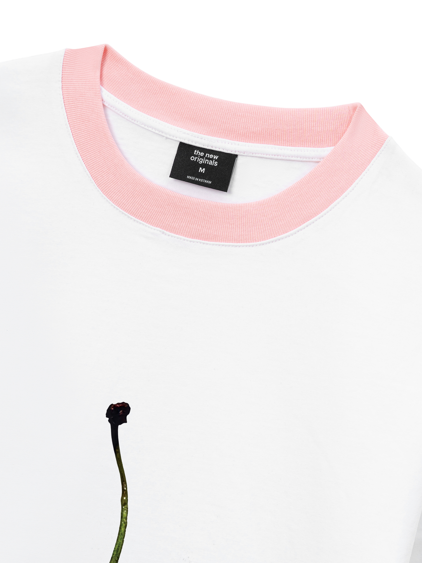 Áo Thun Ringer Relaxed Fit Cherry Summer Vibe