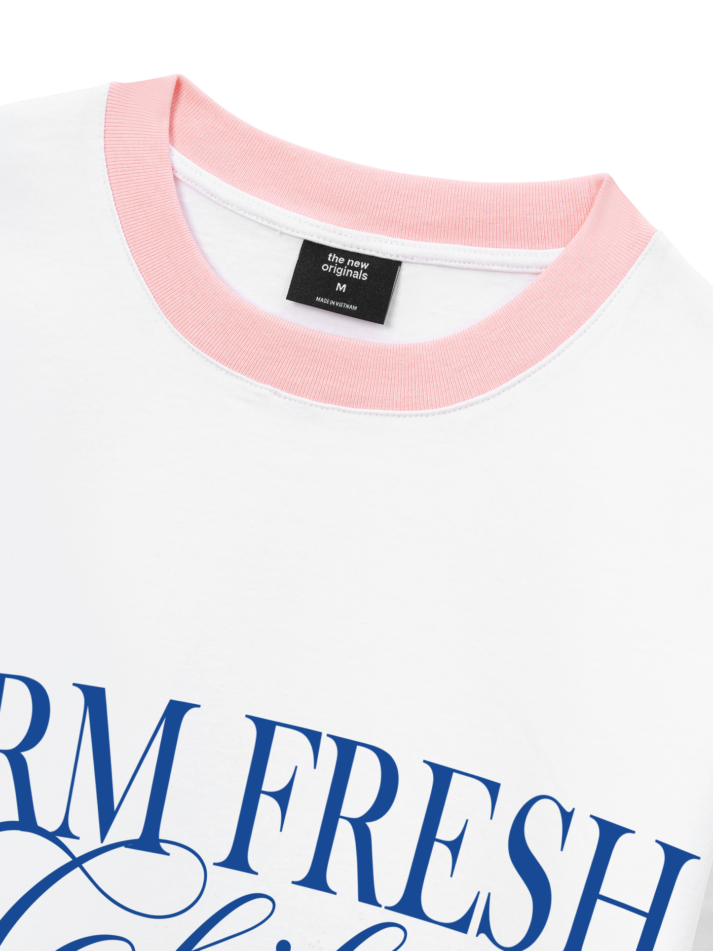 Áo Thun Ringer Relaxed Fit Summer Vibes Farm Fresh Chili