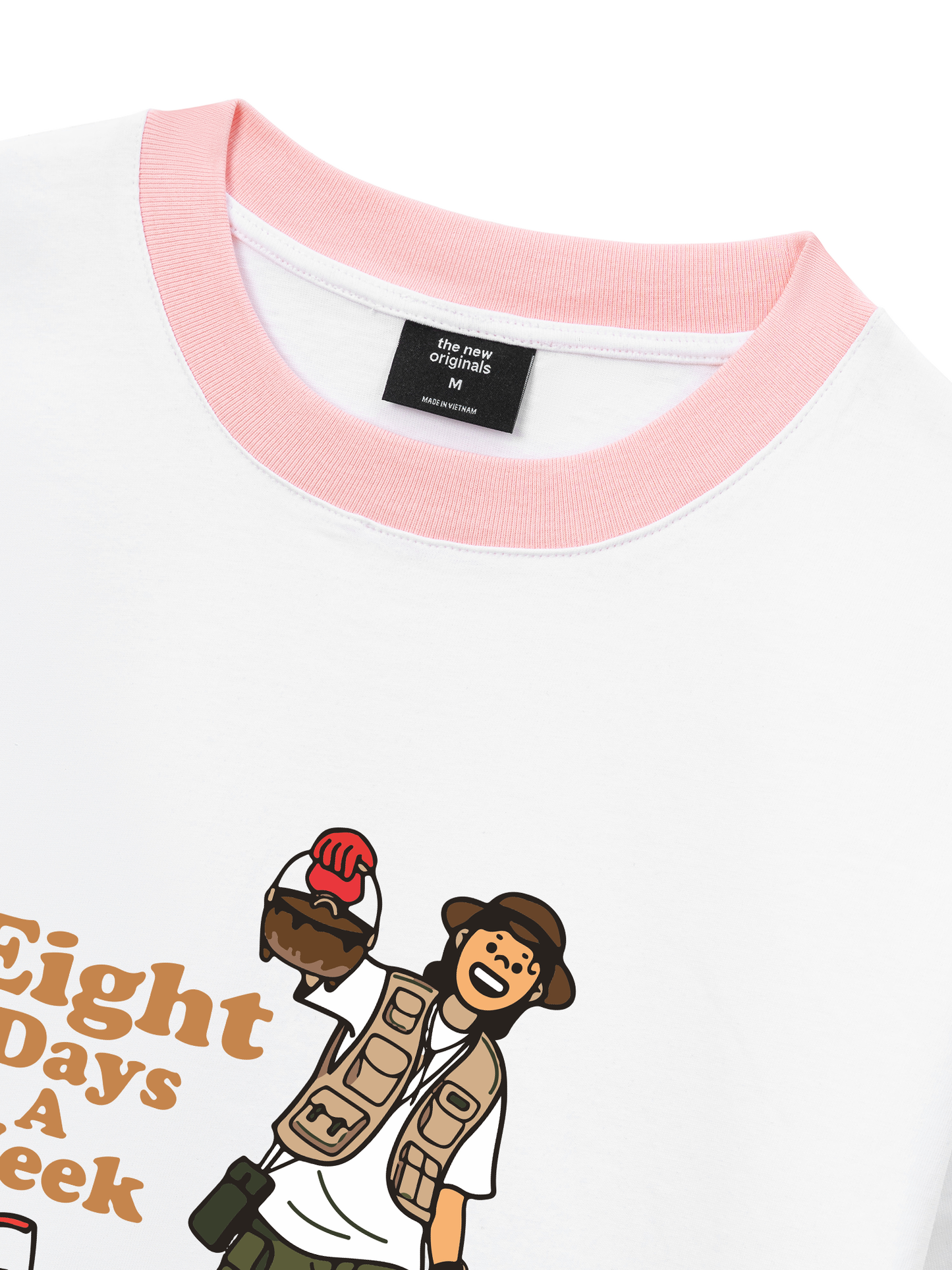 Áo Thun Ringer Relaxed Fit Go Out Eight Days A Week