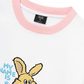 Áo Thun Ringer Relaxed Fit My Name Is Fuzzy Rabbit
