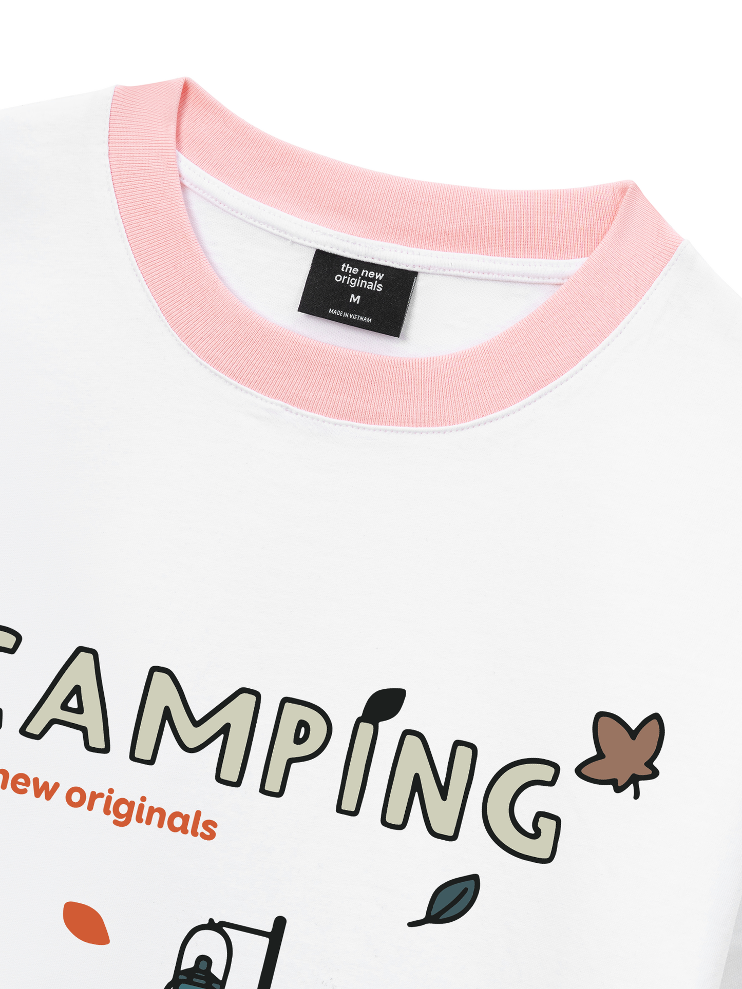 Áo Thun Ringer Relaxed Fit Go Camping