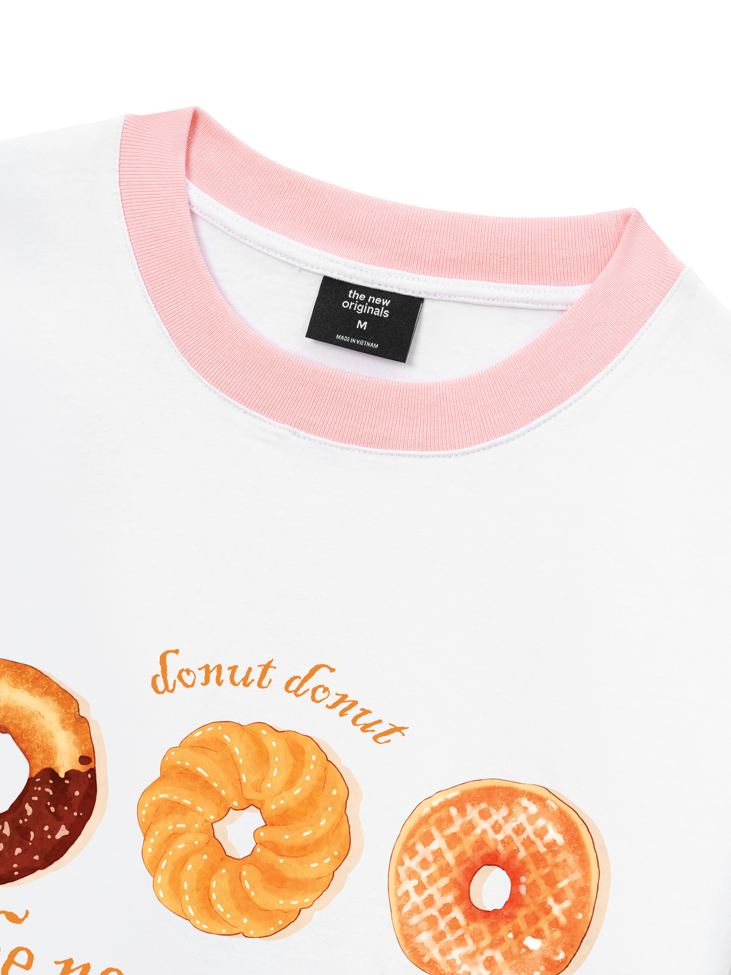 Áo Thun Ringer Relaxed Fit Donut