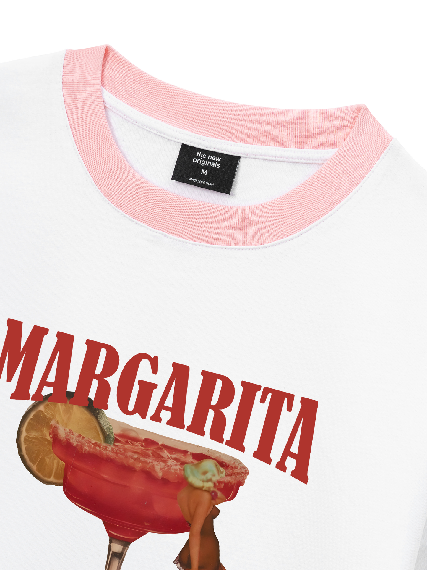 Áo Thun Ringer Relaxed Fit Fresh Margarita Retro