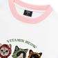 Áo Thun Ringer Relaxed Fit Vitamin Meow