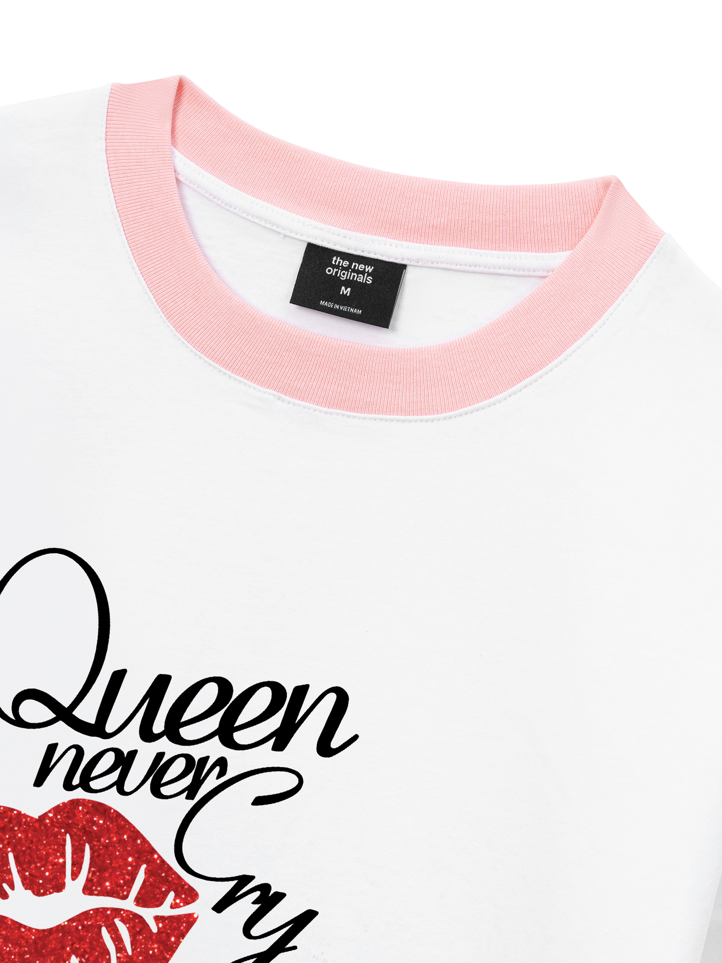 Áo Thun Ringer Relaxed Fit Queen never cry