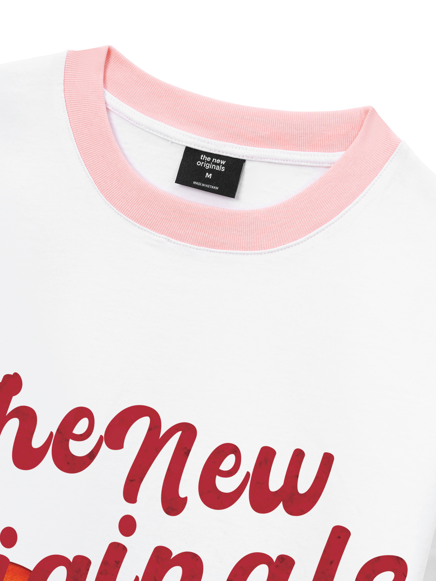 Áo Thun Ringer Relaxed Fit Juicy Peach