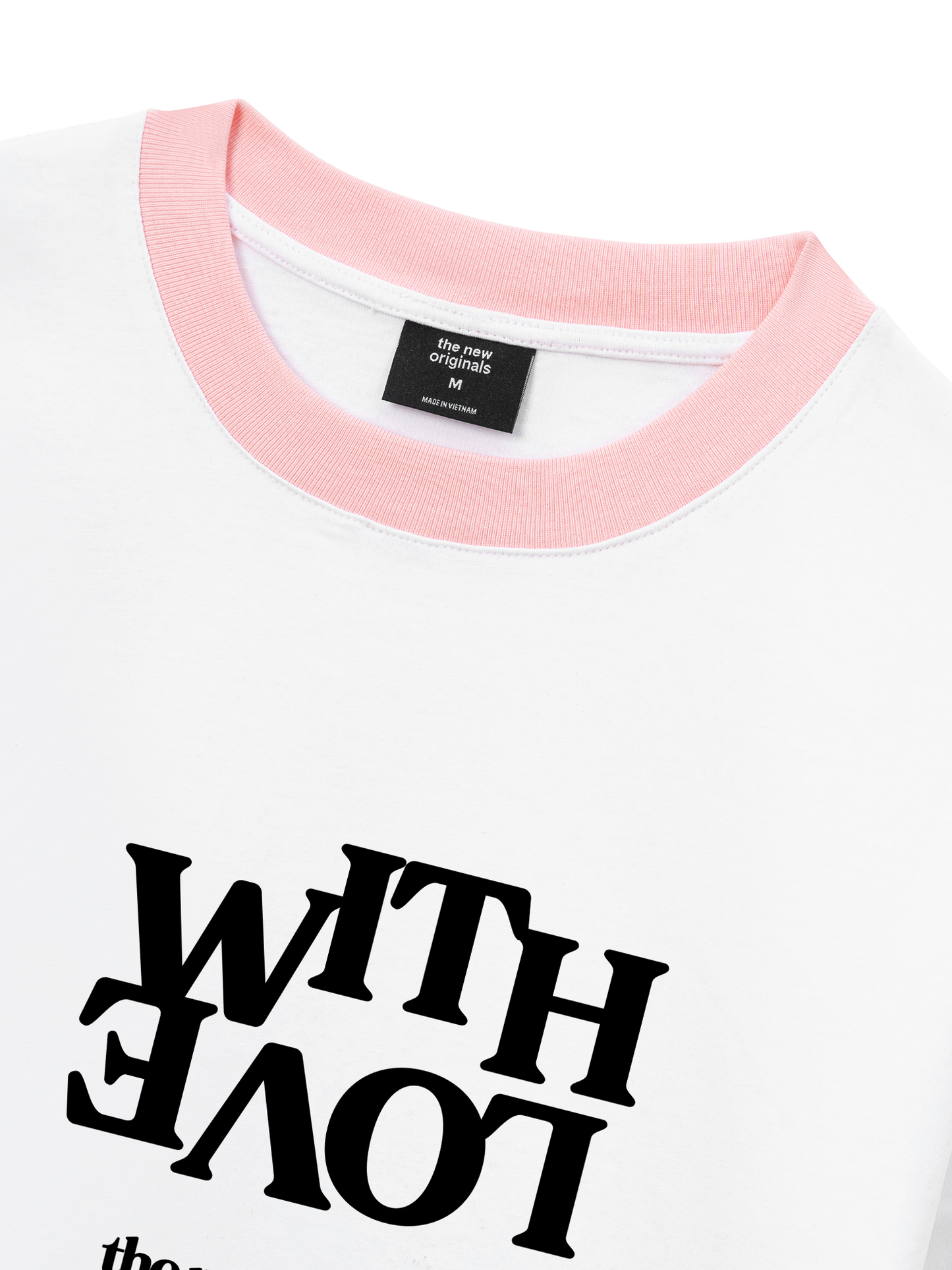 Áo Thun Ringer Relaxed Fit Life Vibe With Love