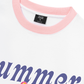 Áo Thun Ringer Relaxed Fit Summer Vibes Beach