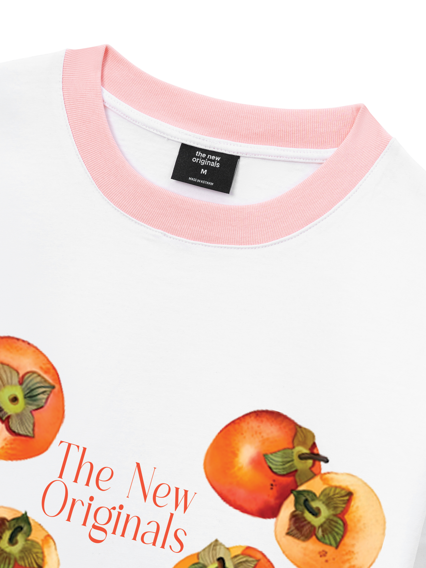 Áo Thun Ringer Relaxed Fit Ripe persimmons