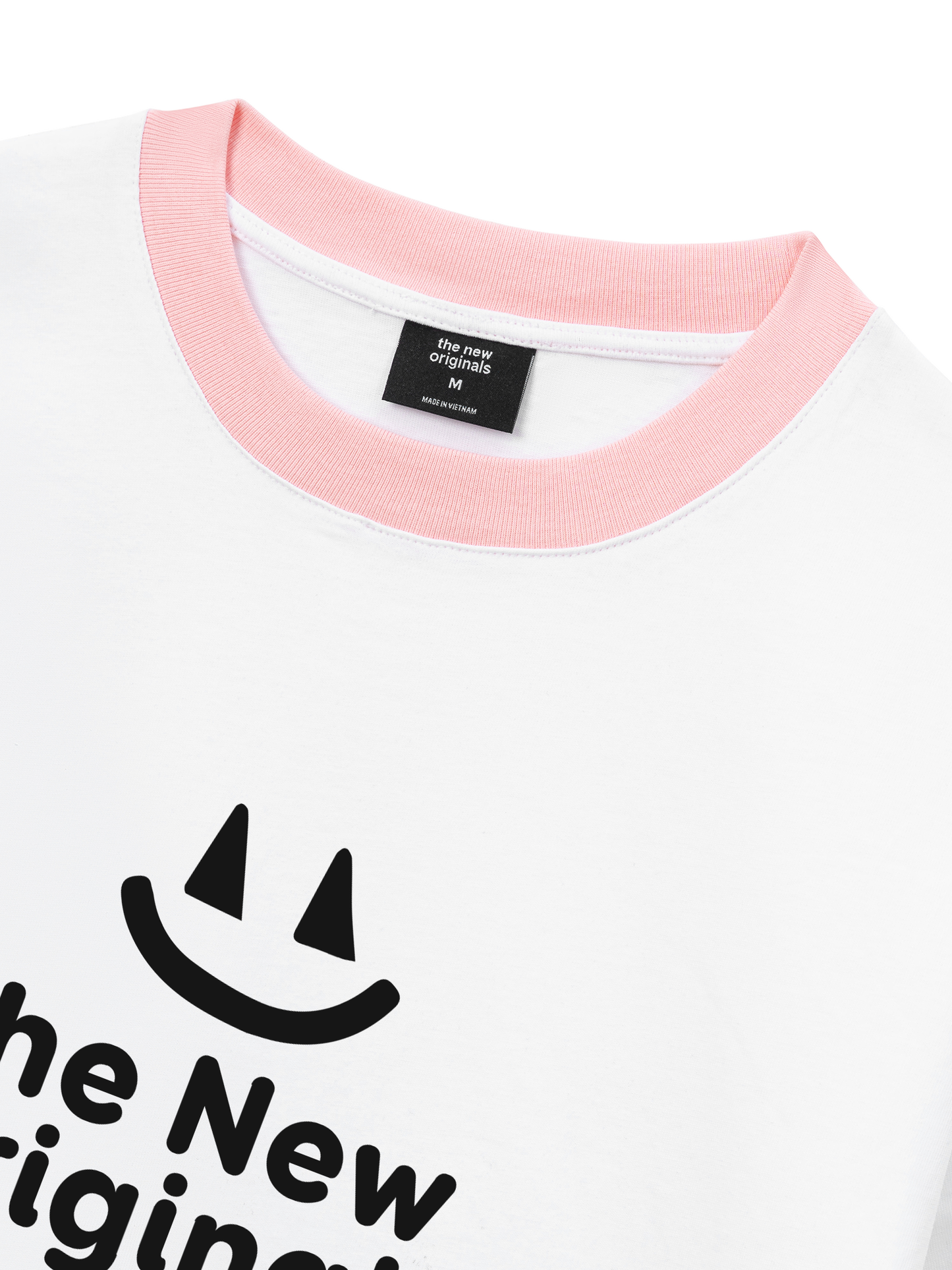 Áo Thun Ringer Relaxed Fit Be Bold Simple Smile