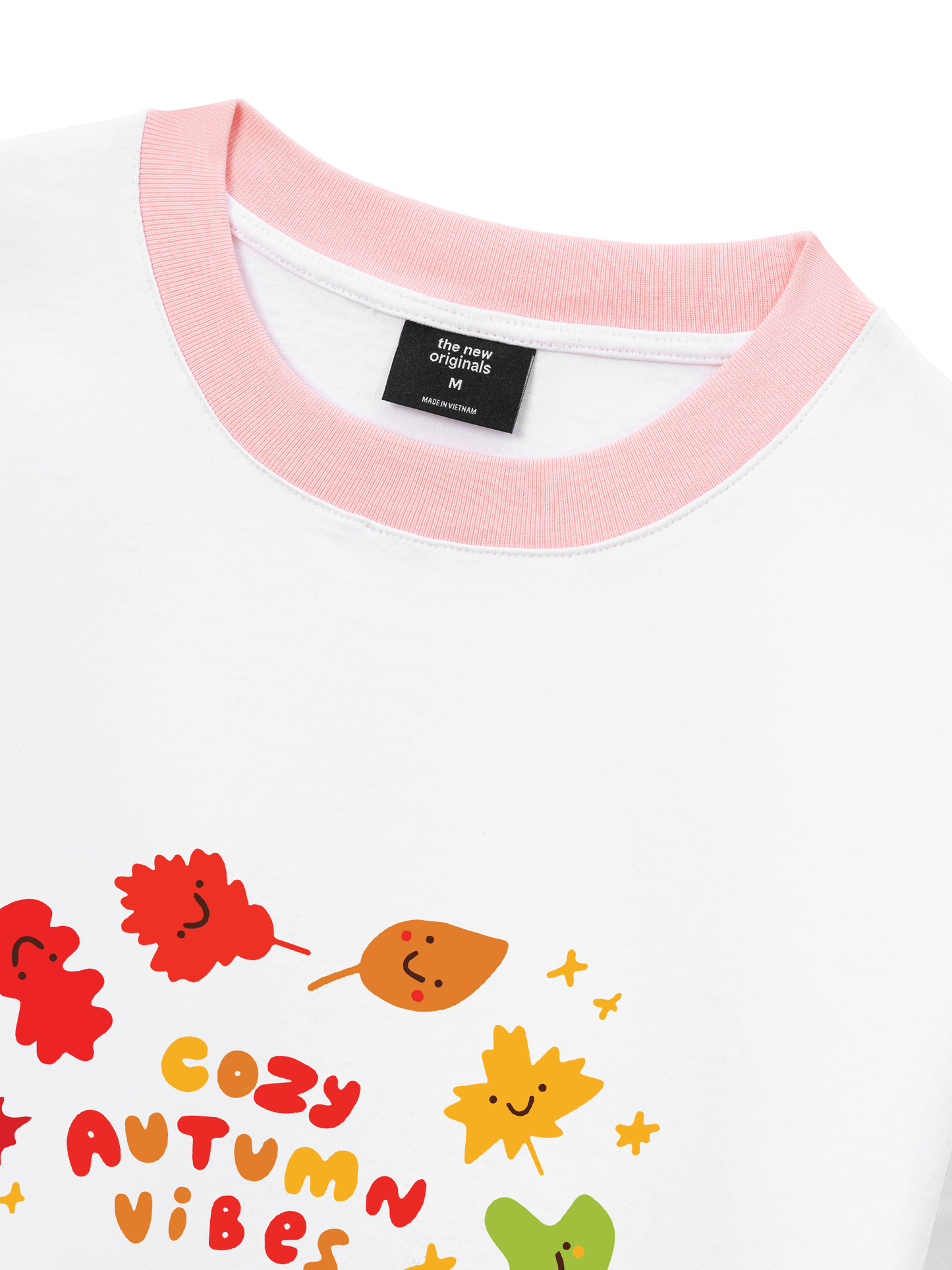 Áo Thun Ringer Relaxed Fit Autumn Cozy Autumn Vibes