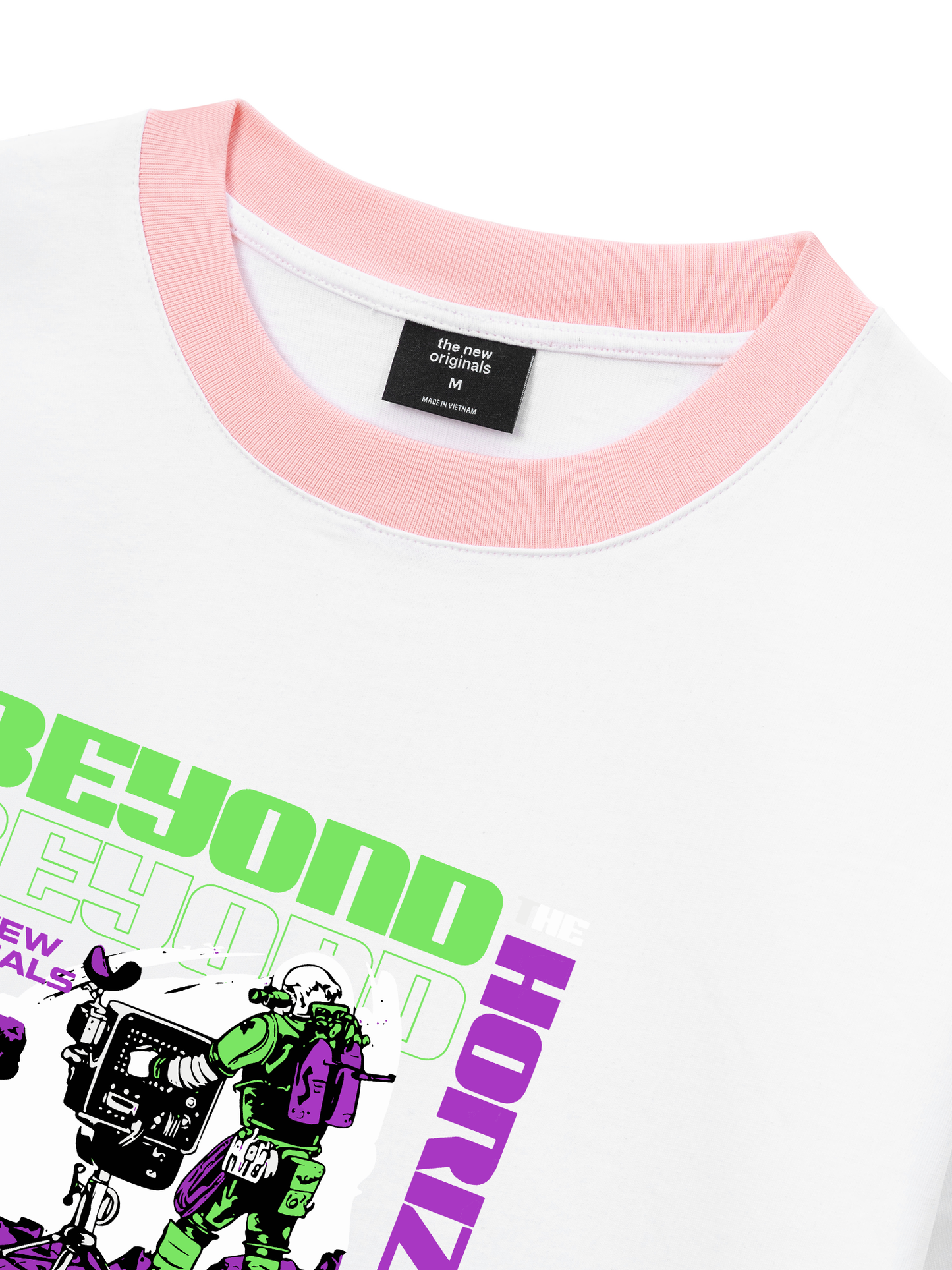 Áo Thun Ringer Relaxed Fit Be Bold Beyond The Horizon