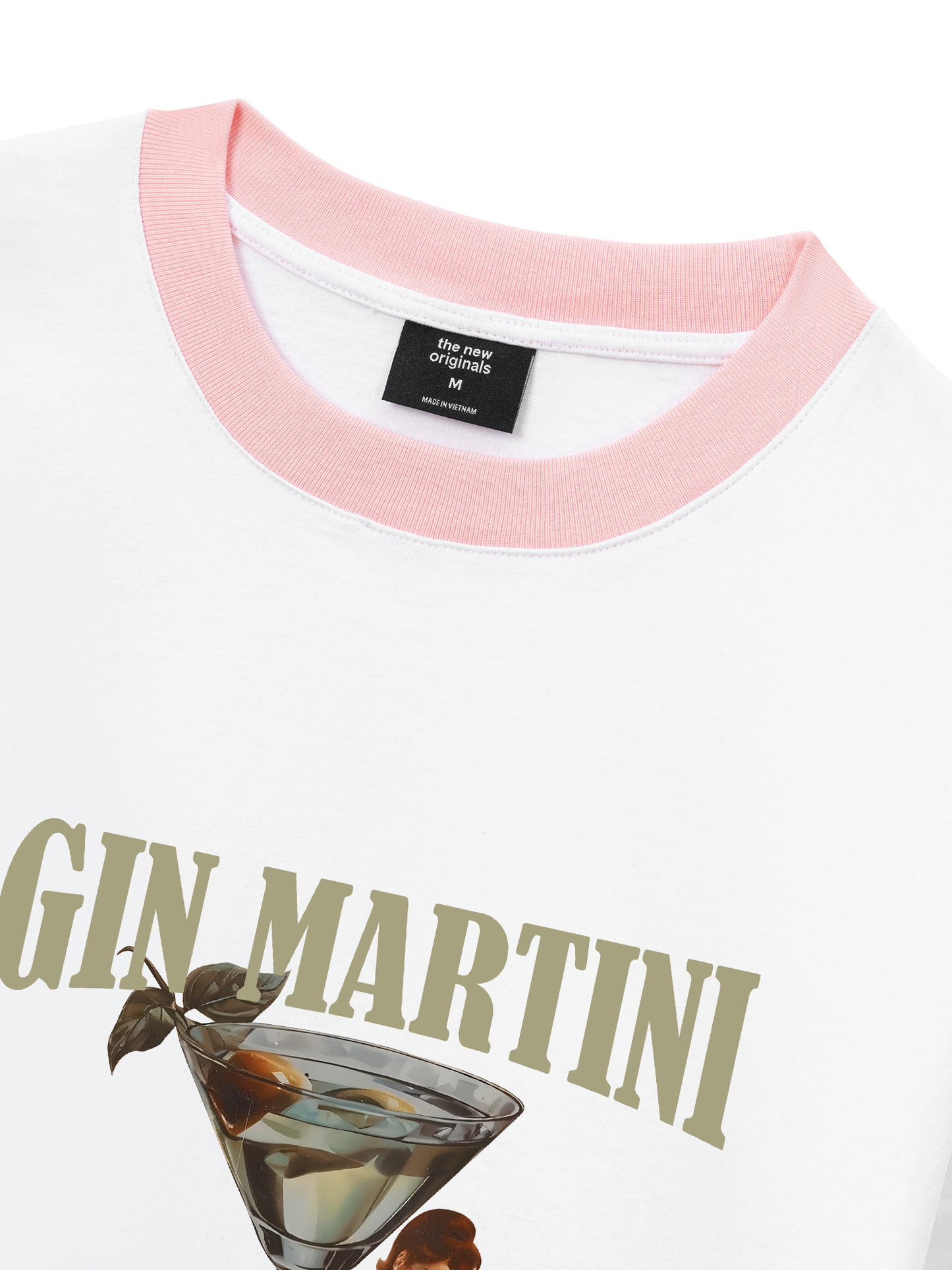 Áo Thun Ringer Relaxed Fit Fresh Gin Martini