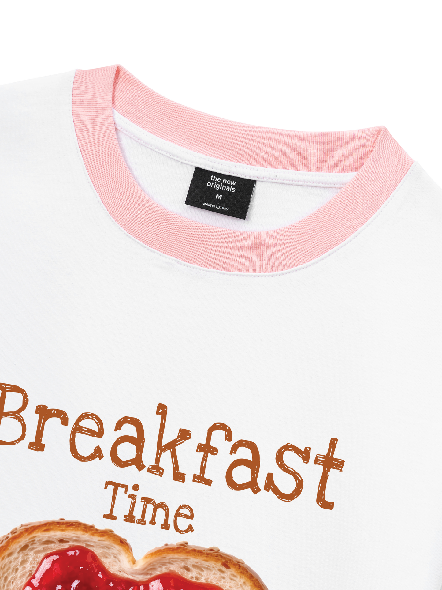 Áo Thun Ringer Relaxed Fit Breakfast Time