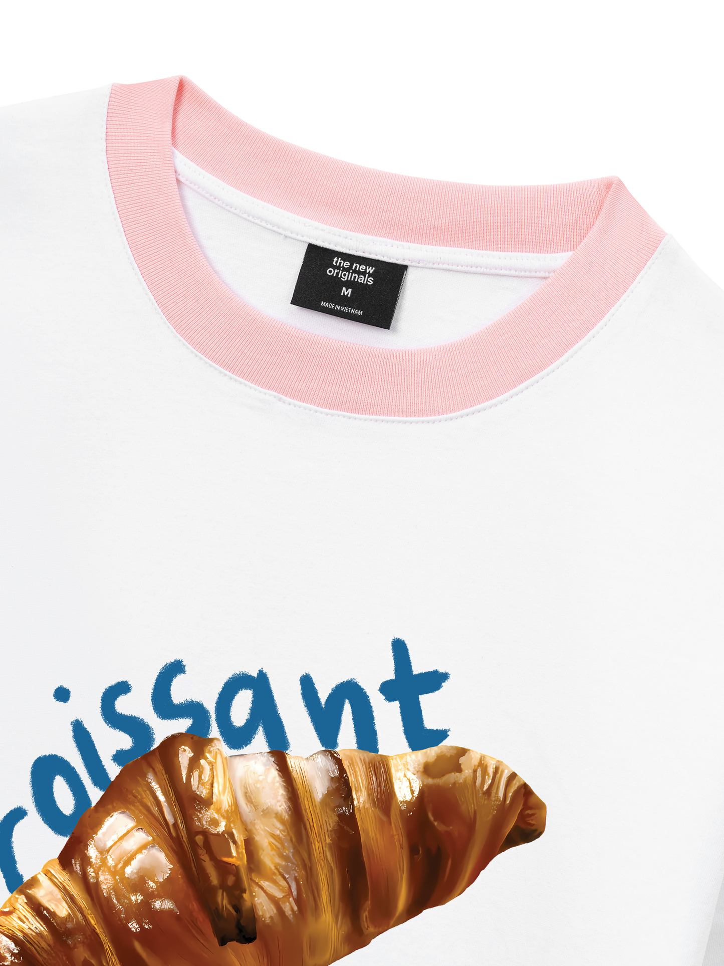 Áo Thun Ringer Relaxed Fit Sweet Patry Croissant